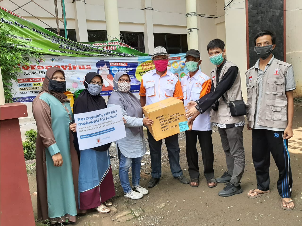 Donasi Sembako Warga Terdampak Covid19