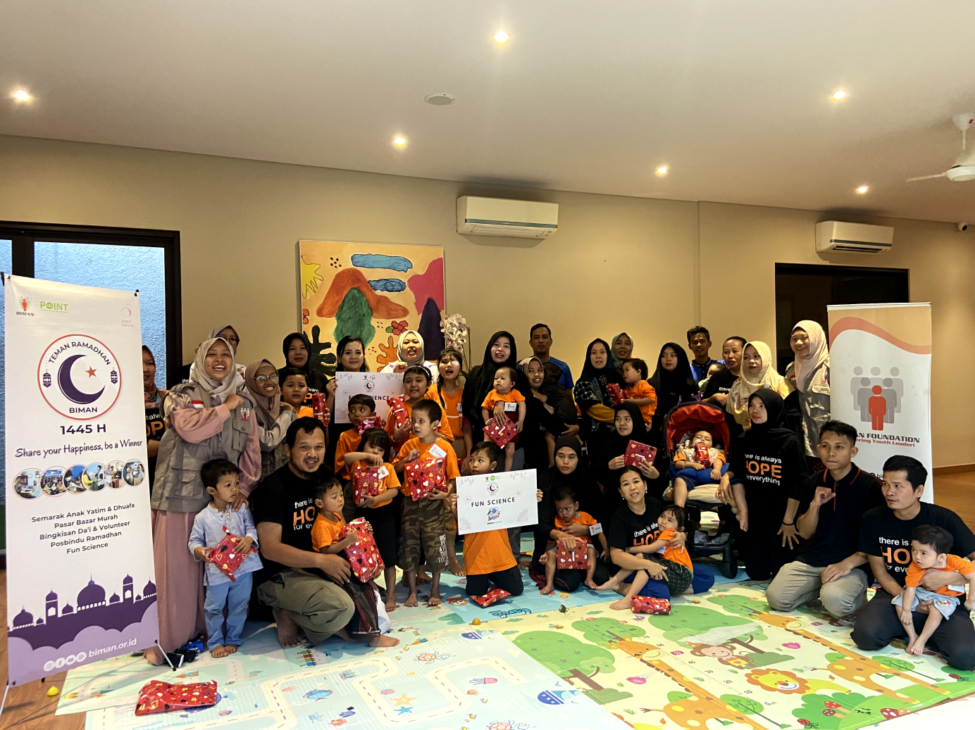 Fun Science bagi Penyintas Penyakit Berat Tidak Menular di Rumah Harapan Indonesia oleh Biman Foundation